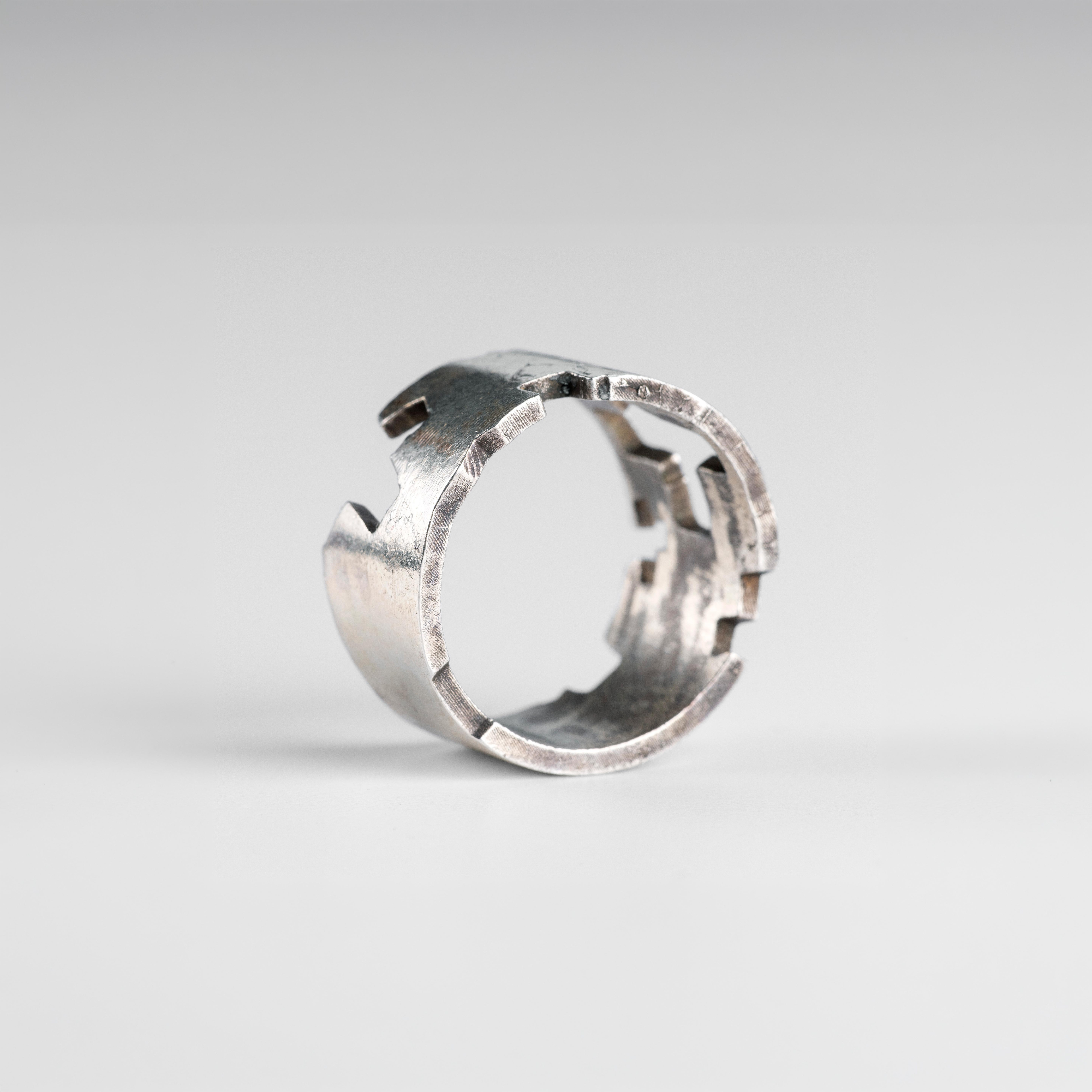 Stone Cross Ring ©
