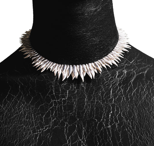 Silver Splinters Necklace © | handmade jewelry