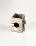  ⁠Seba Makes stainless steel casting mold for jewelry sand casting with locking latches.⁠