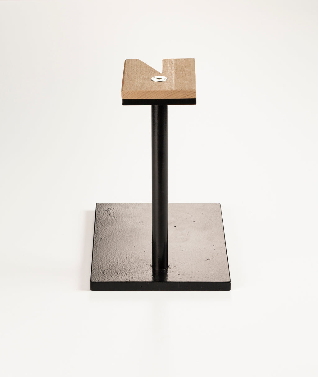 Right side view of the Seba Makes work base for jewelry studios and casting.