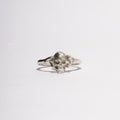 Silver Skull Ring by Sebamakes, handcrafted sterling silver gothic ring featuring a sculptural skull design, made in Italy.