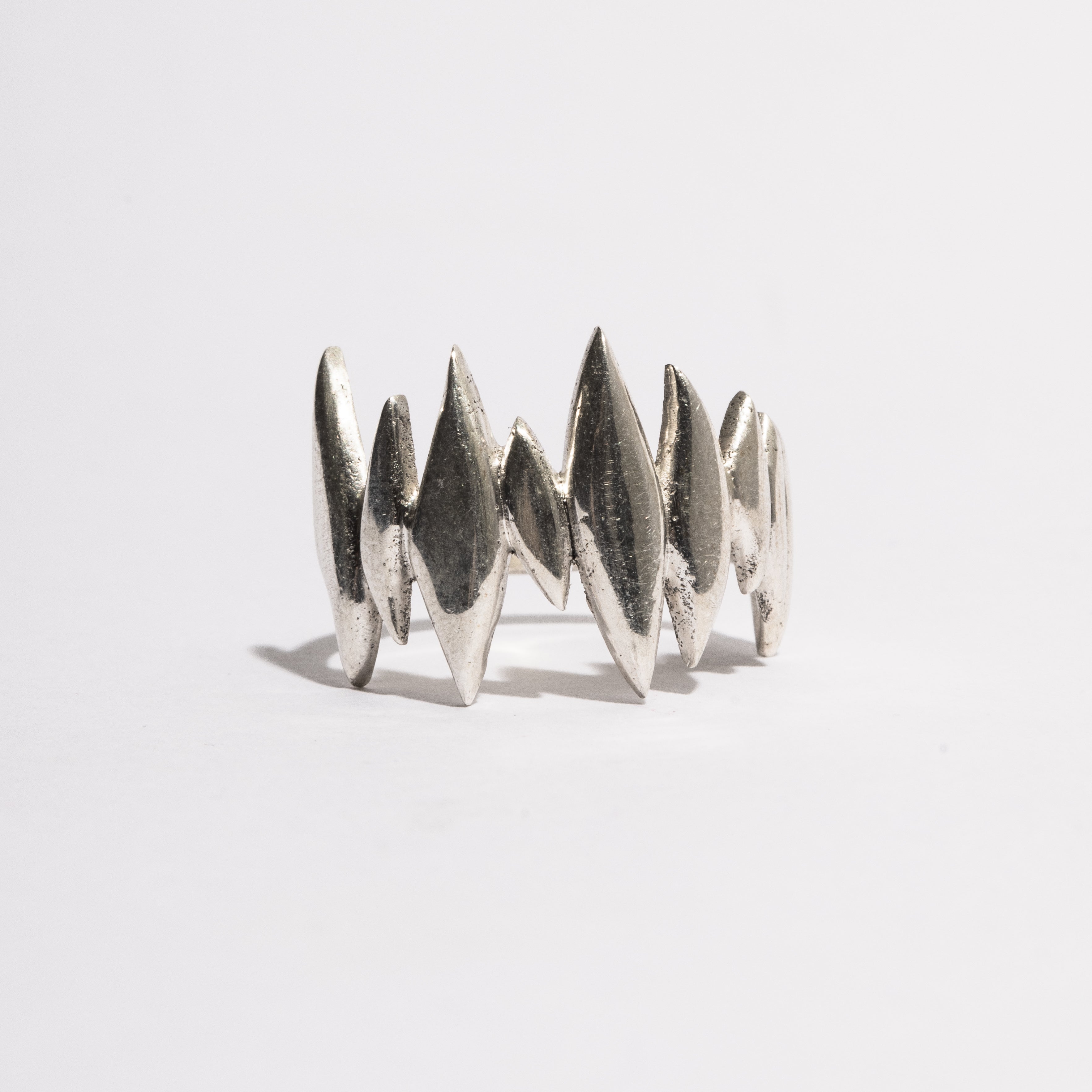 Sebamakes | Splinters Ring - handmade gothic silver ring