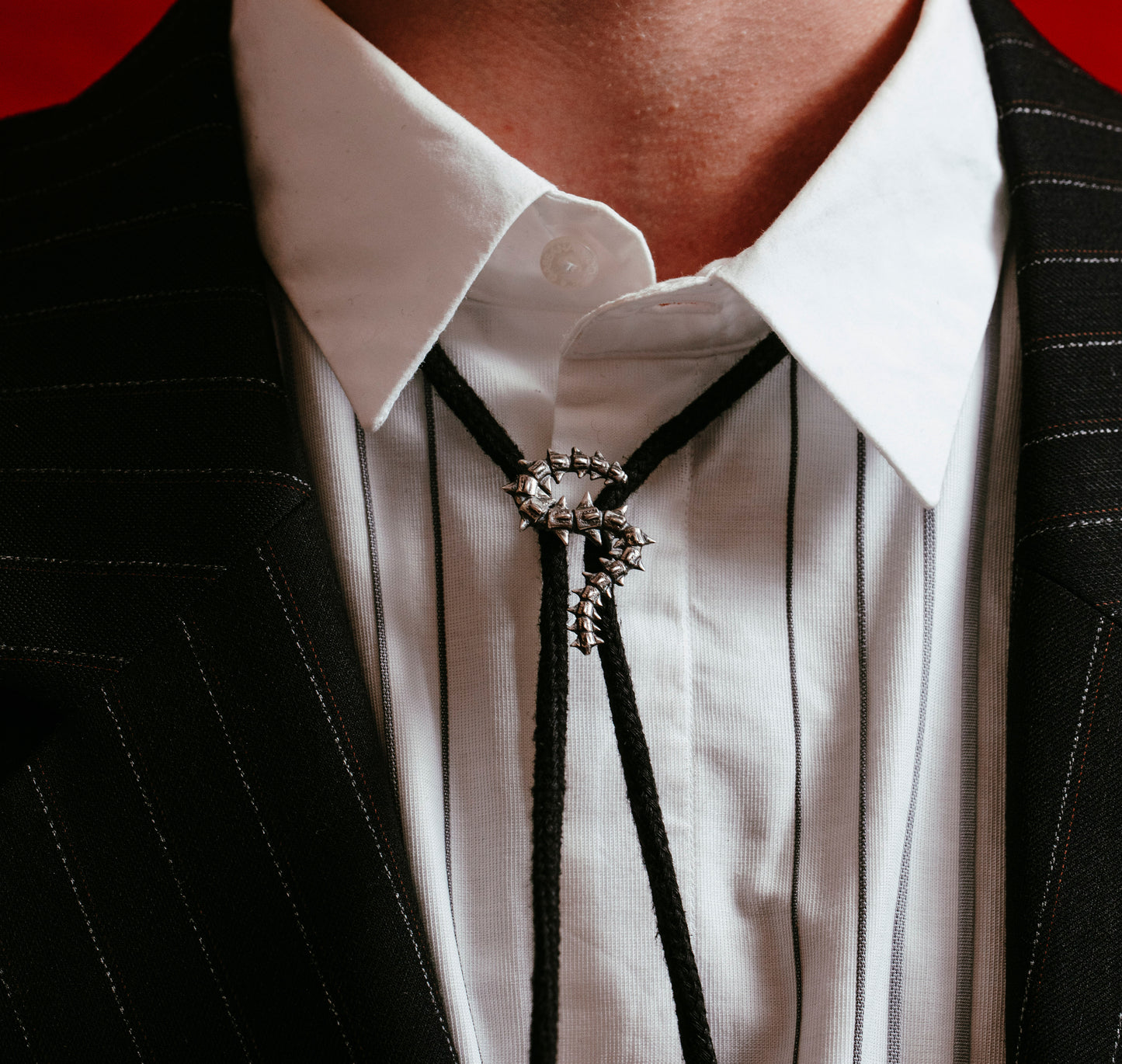 Silver Bolo Tie © | handmade jewelry